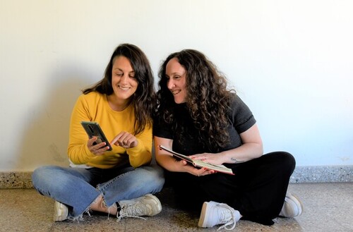 Foto de Yamila y Paola