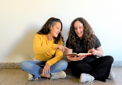 Foto de Yamila y Paola